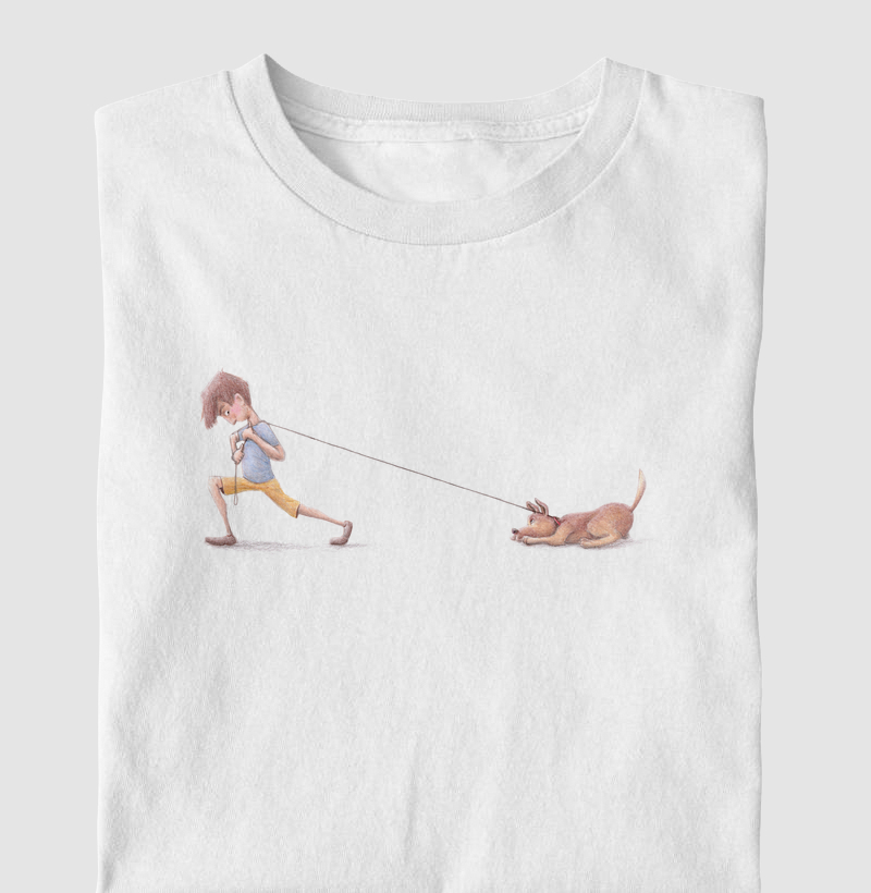 Camiseta Infantil Quem está Guiando?