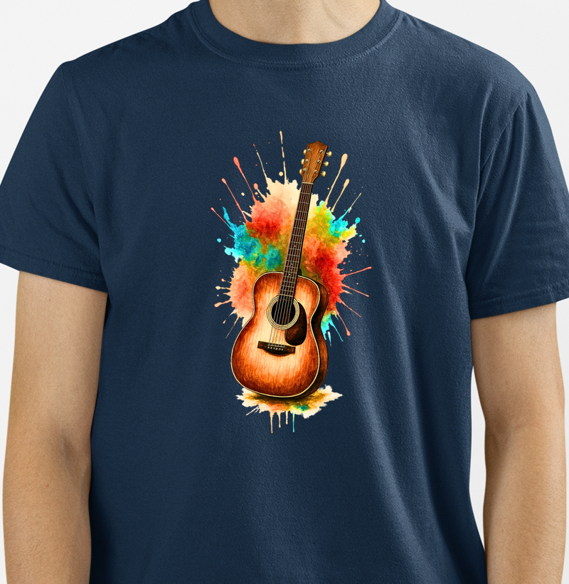 Camisa para Violonista – Estilo Realista e Criativo