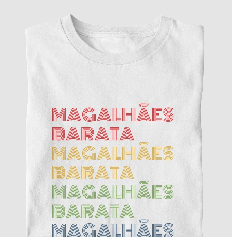 Magalhães Barata Letreiro Retrô