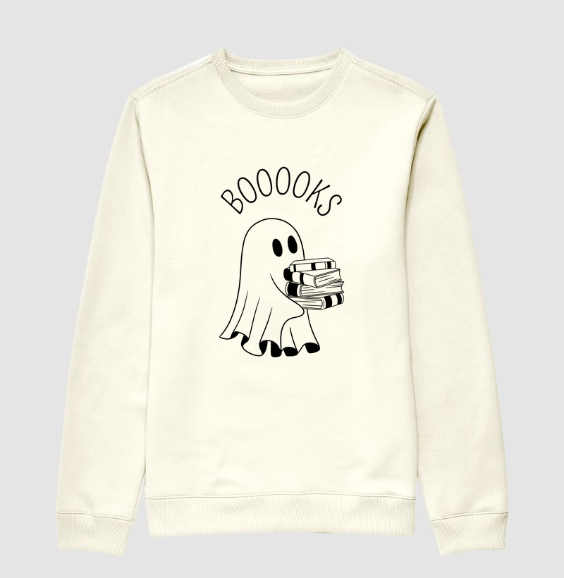 Sueter Moletom BOOOOKS