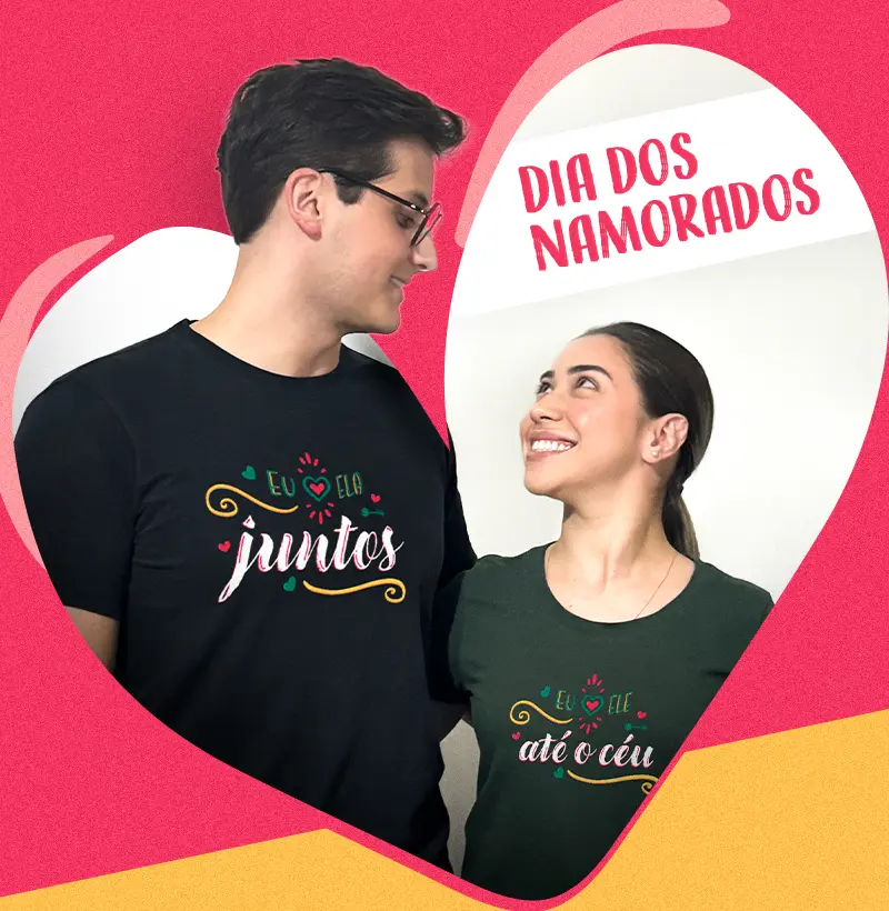 Camisetas - Juntos até o céu