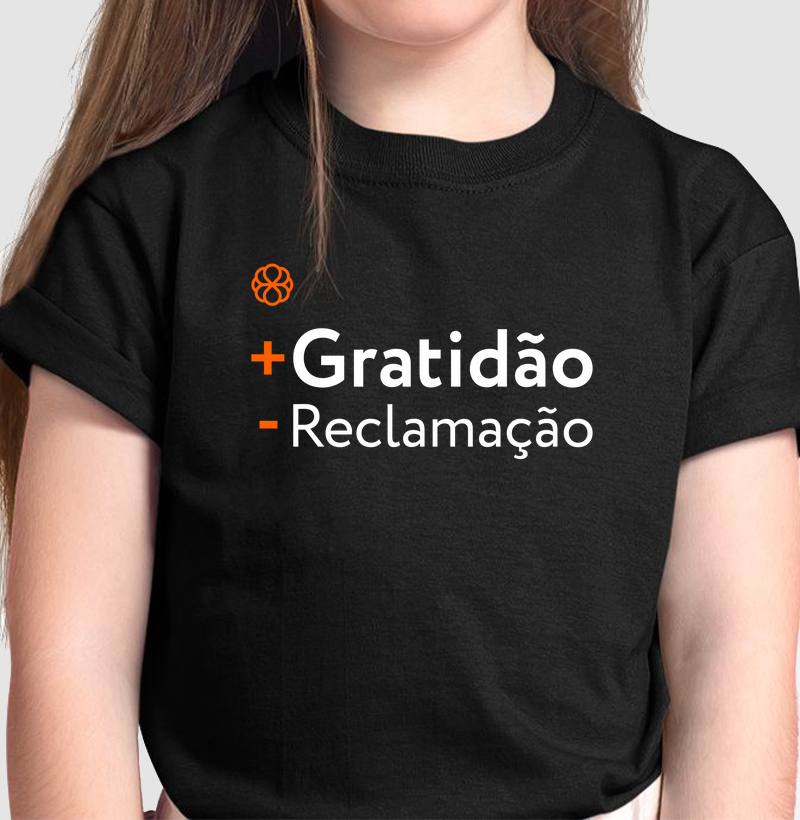 Camiseta Infantil - Gratidão