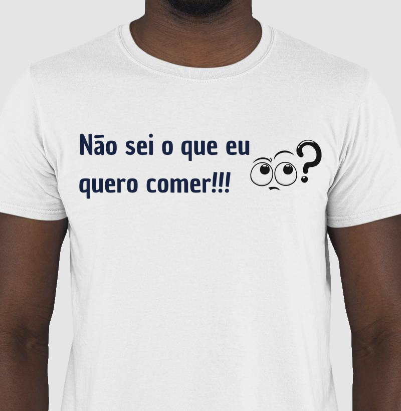 Não sei o que quero comer