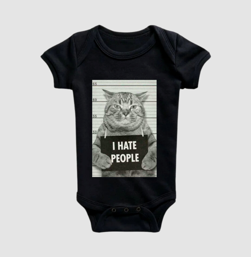 Estampa “Gato - I Hate People”