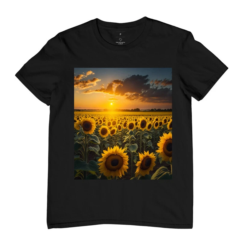 a beautiful sunflower landscape