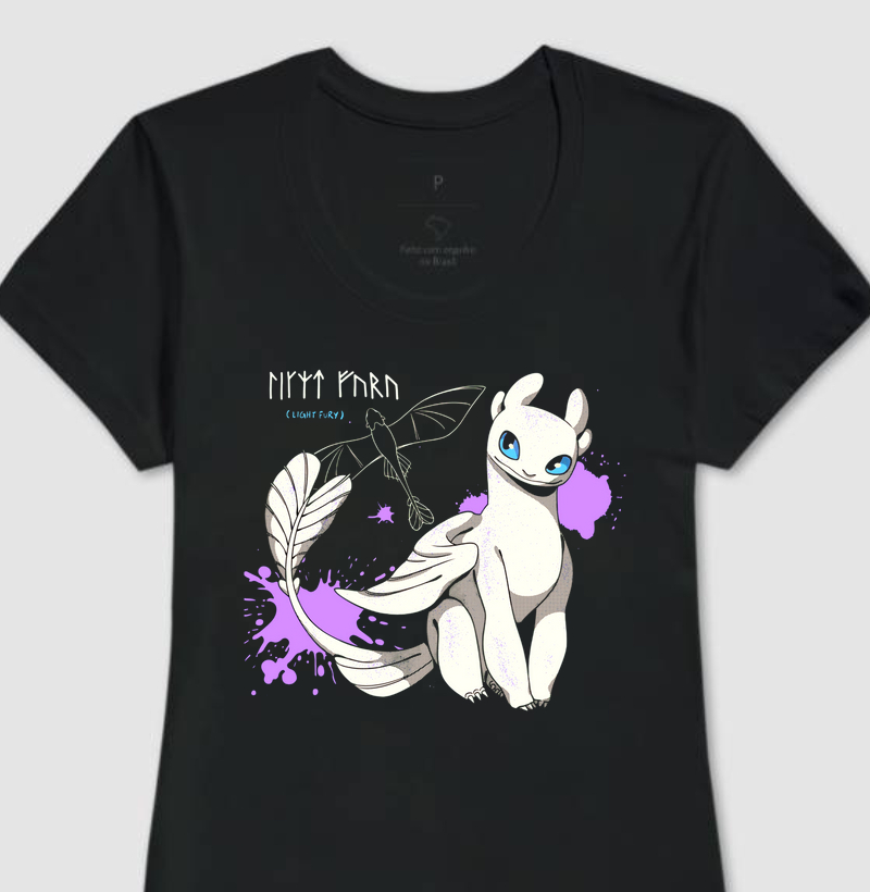 Camiseta Fúria da Luz (Light Fury)