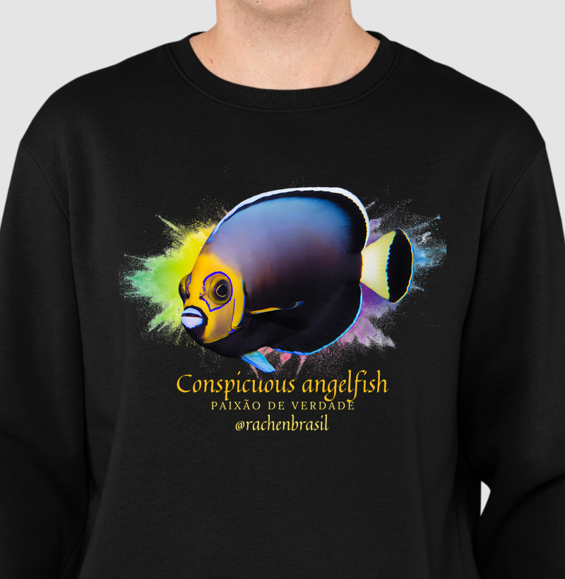 Conspicuous angelfish