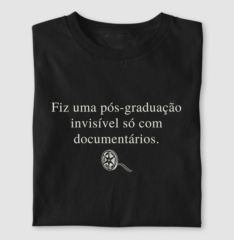 🎓 Camiseta “Pós Invisível” – T·Tropia