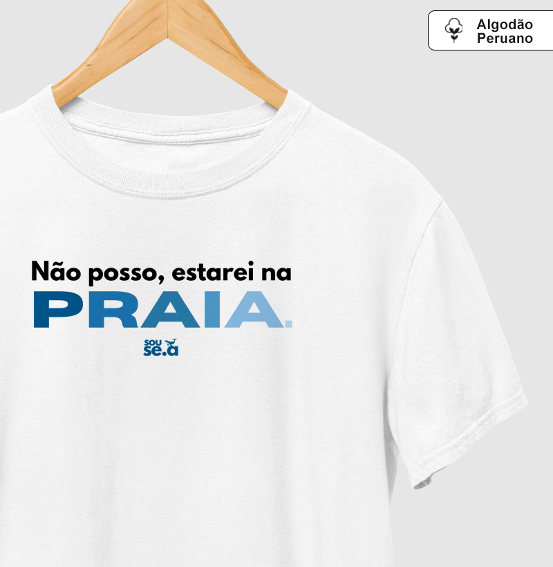 Não posso estarei na praia