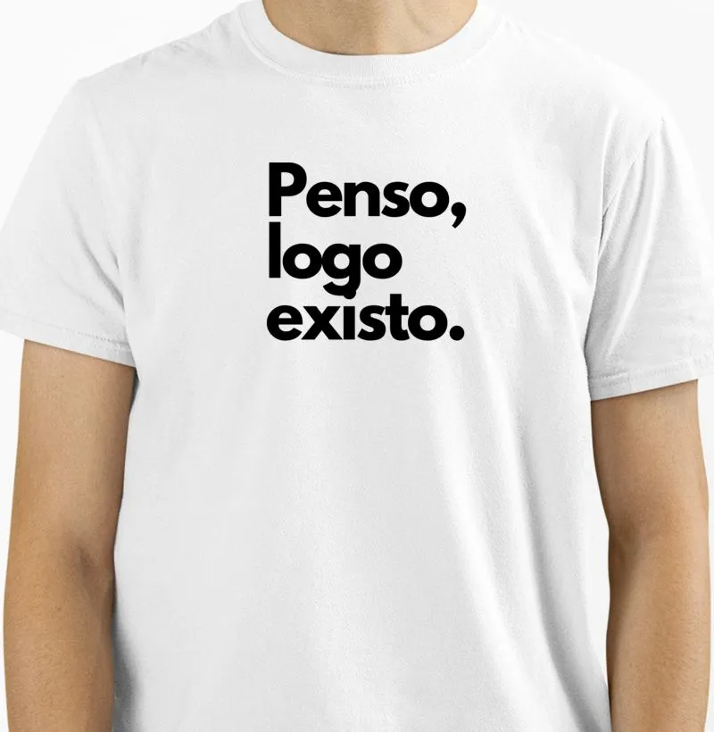  Camiseta Penso, Logo Existo
