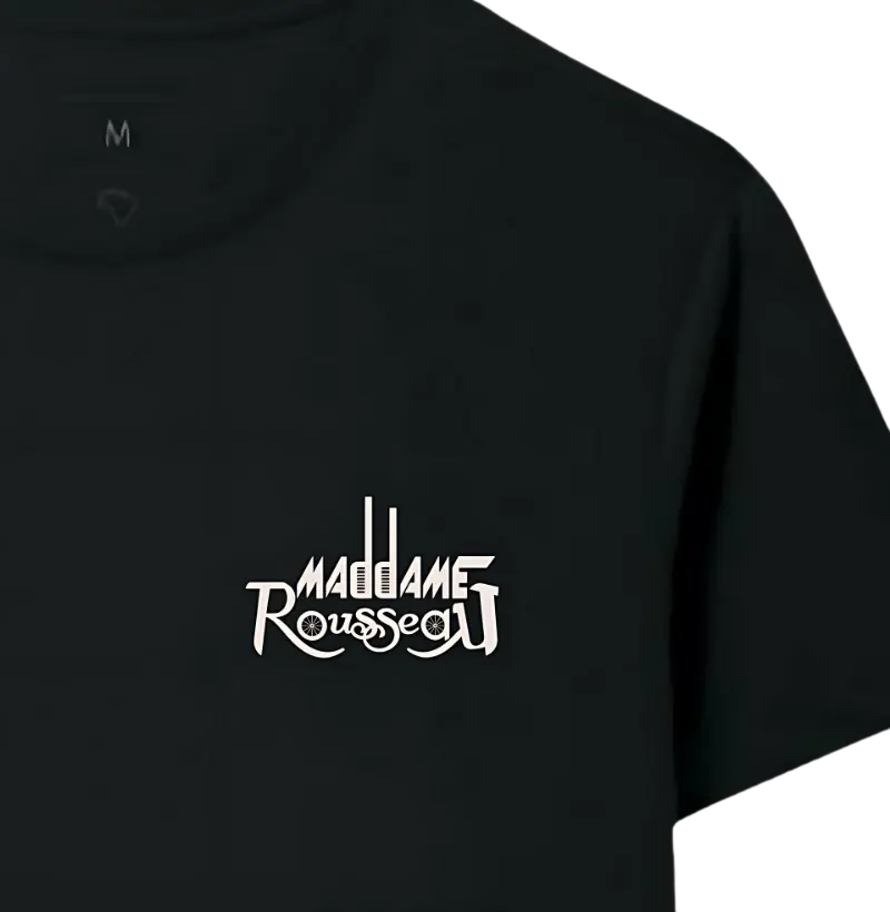 Camiseta Banda Maddame Rousseau Logo Oficial Peito
