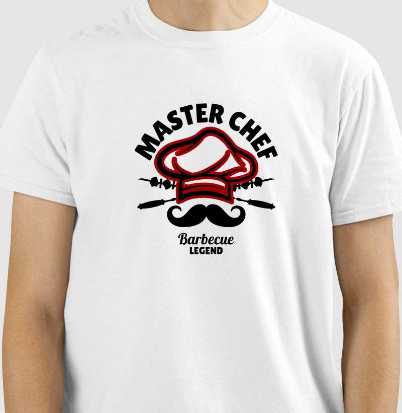 Master Chef: Camiseta - Mostre Seu Estilo de Lenda do Churrasco