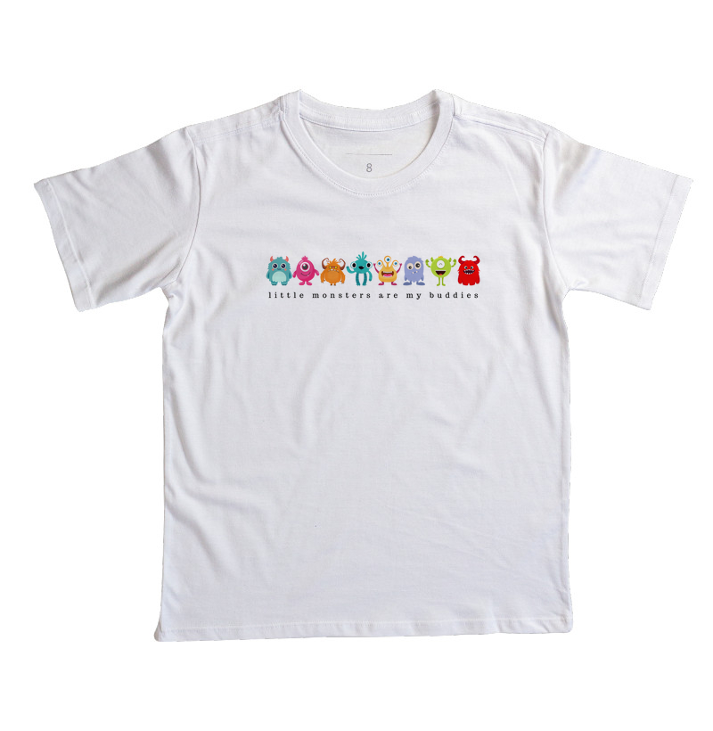 Camiseta Little monsters are my buddies
