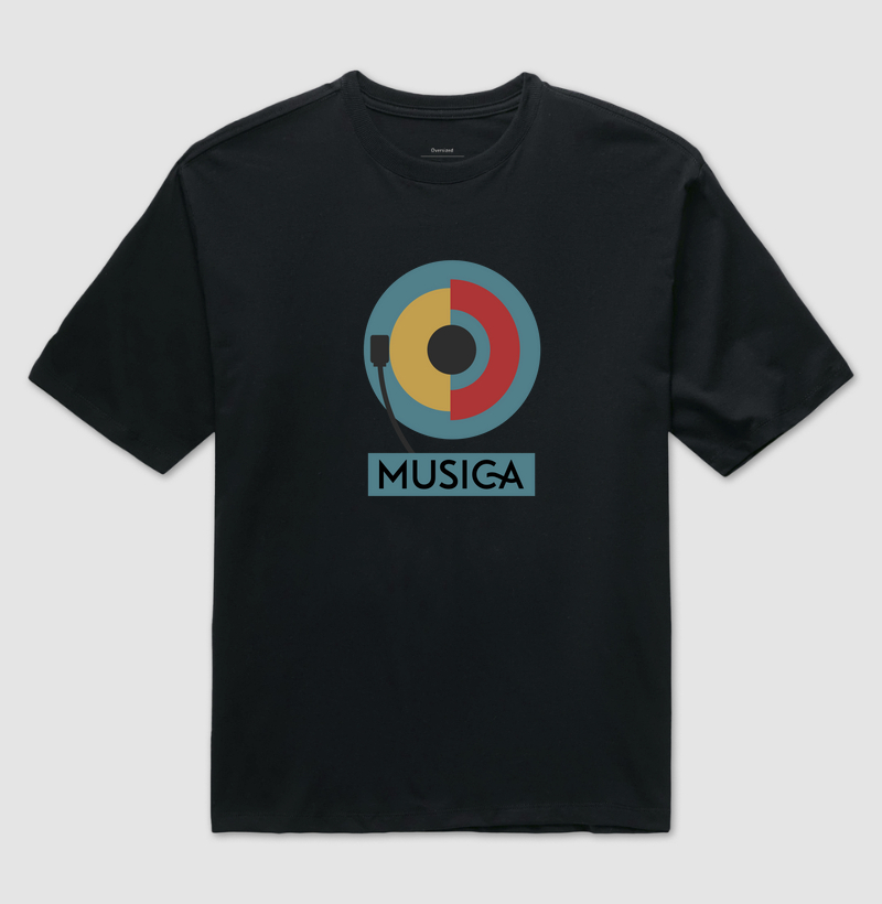 Camiseta Oversized “Vinil Clássico” 