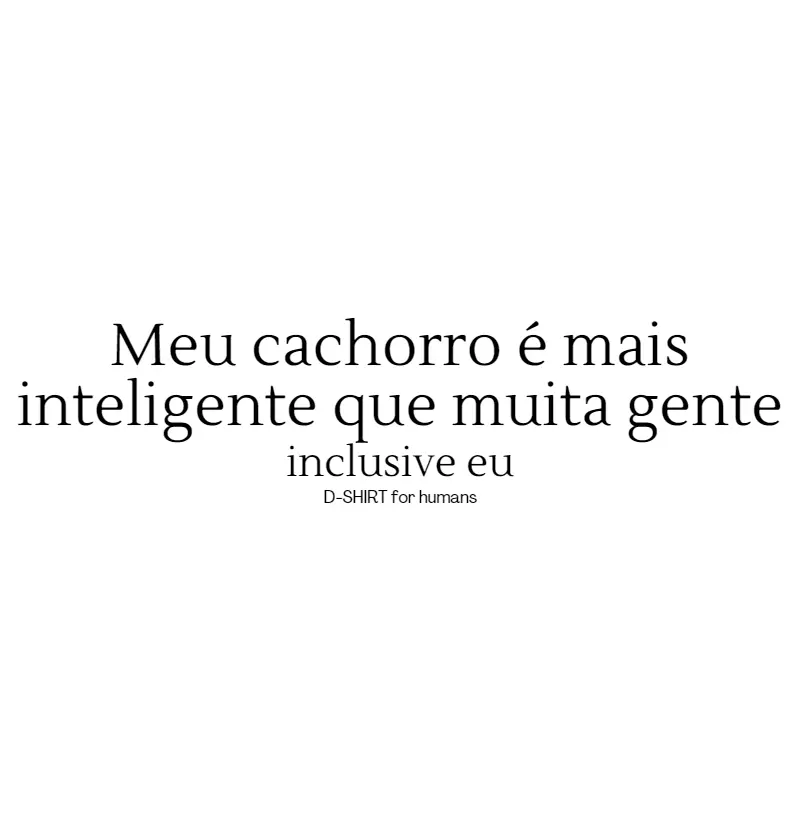 meu cachorro é mais inteligente