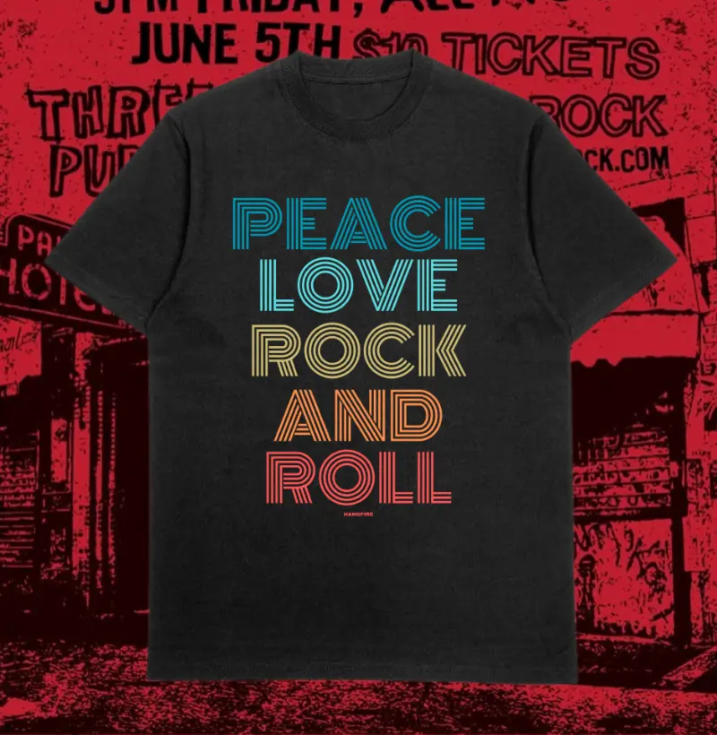 PEACE LOVE ROCK