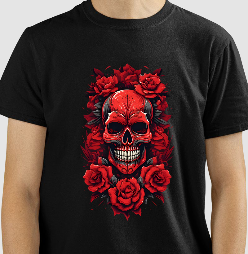 Camiseta Red Skull