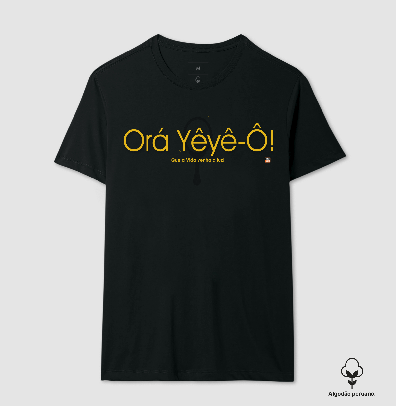 Camiseta Algodão Peruano Orá Yêyê-Ô! - Oxum