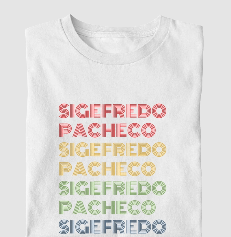 Sigefredo Pacheco Letreiro Retrô
