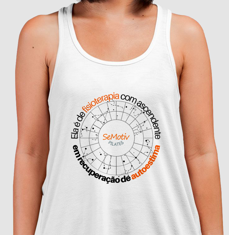 Ela é de fisioterapia com ascendente em recuperação de autoestima