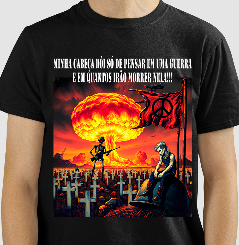 ANTI-GUERRA - Camiseta exclusiva