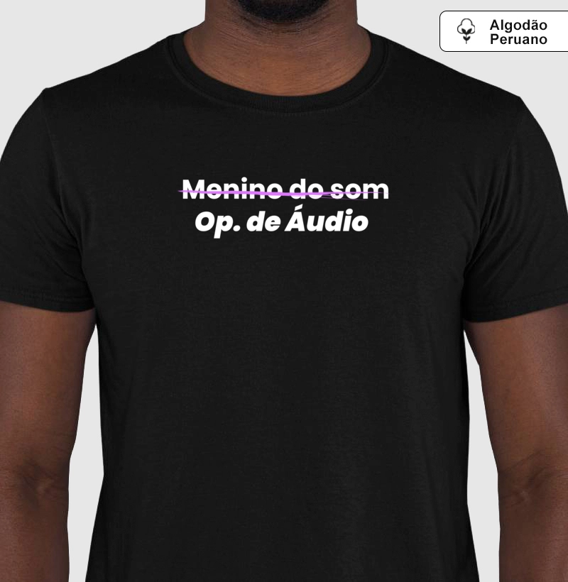 Menino do som, não. Op. de Áudio!