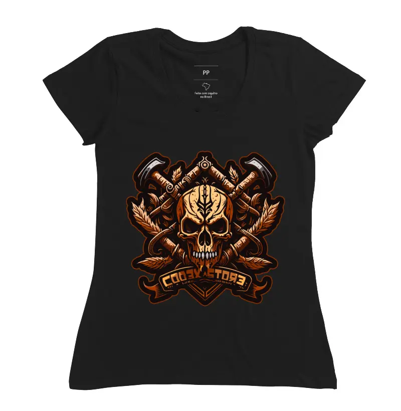 CAMISETA SKULL AXE