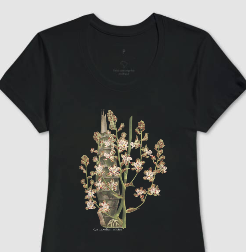 Camiseta Feminina Baby Long Cyrtopodium aliciae