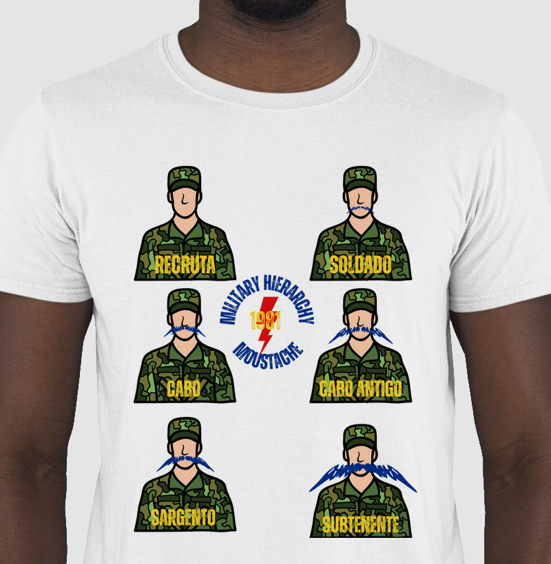 Camiseta de algodão I Moustache 