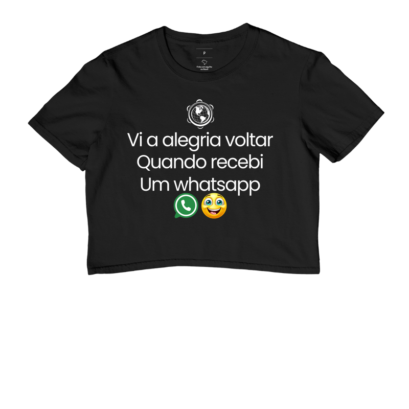 vi a alegria voltar