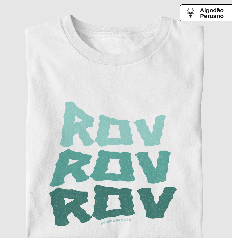 Camiseta Unissex 100% Algodão Peruano - Proud to be ROV