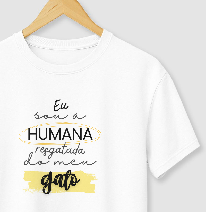 Humana resgatada do meu gato