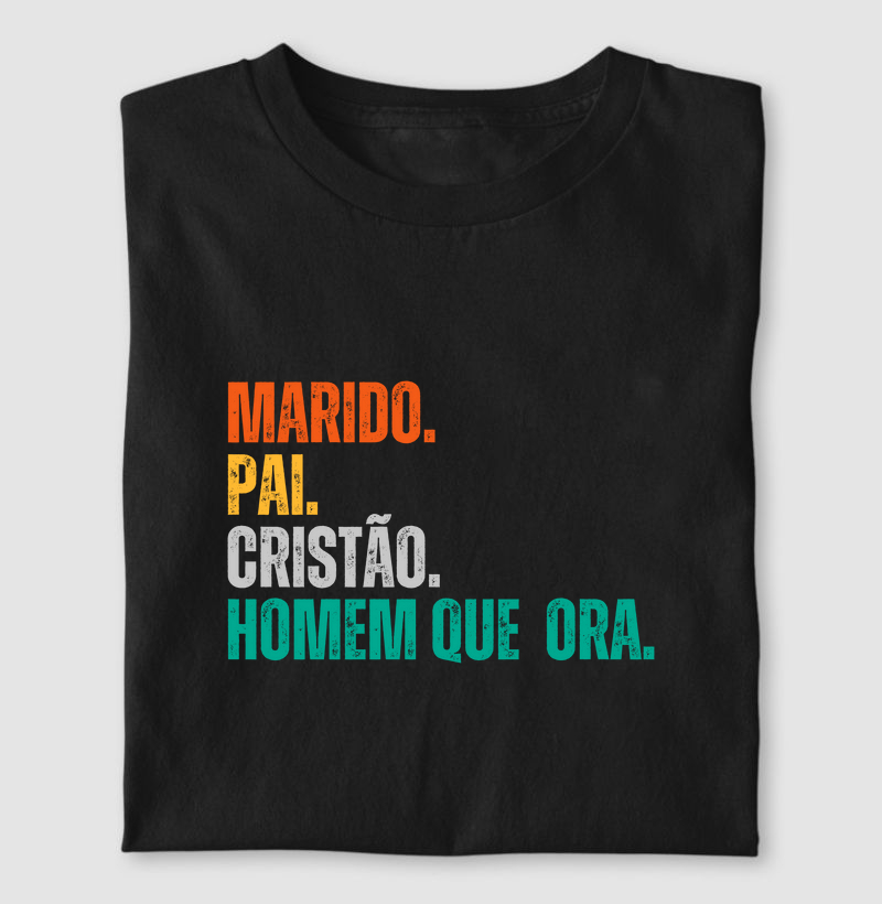 Marido Pai Cristão Homem que ora