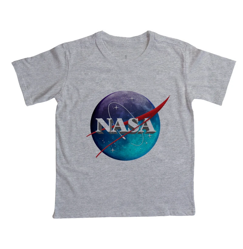 Camiseta Infantil NASA Lua