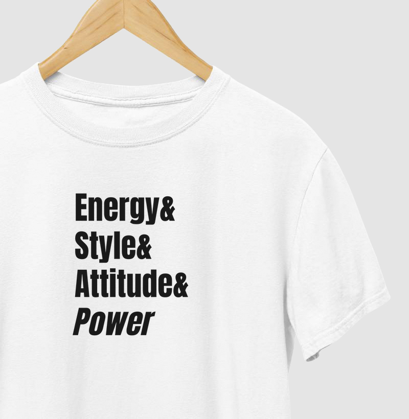 Energia&Estilo&Atitude&Poder