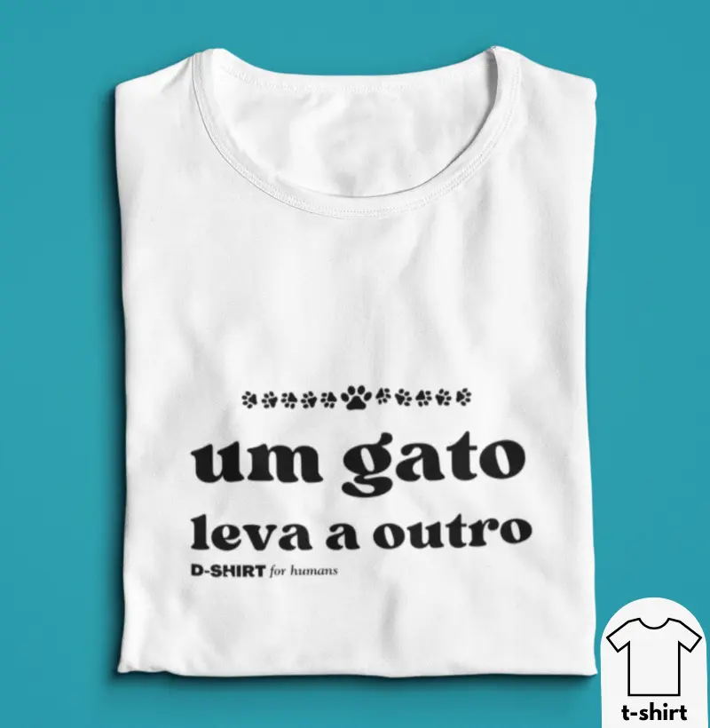 um gato leva a outro - minimalista