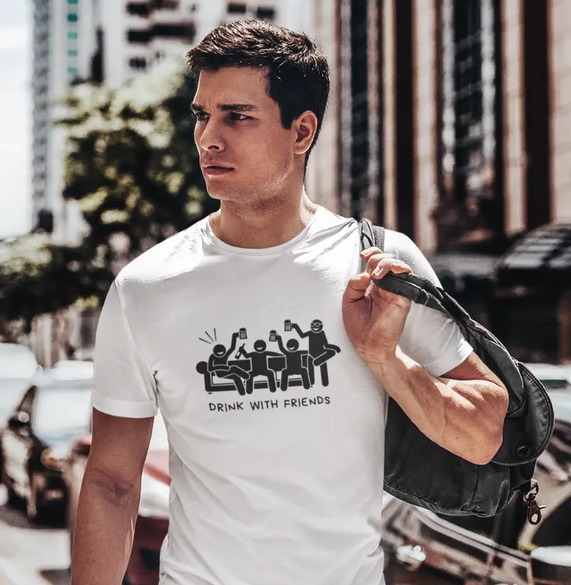 Camiseta ZP Estampada Drink