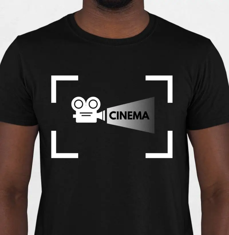 Camiseta cinema em quadro