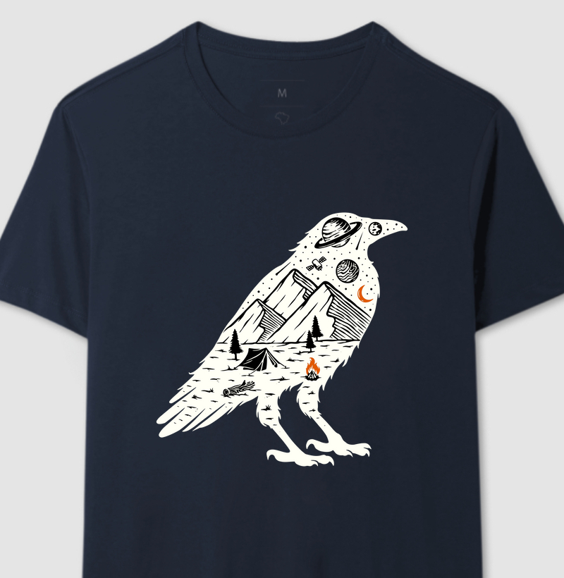 Camisa Corvo Branco