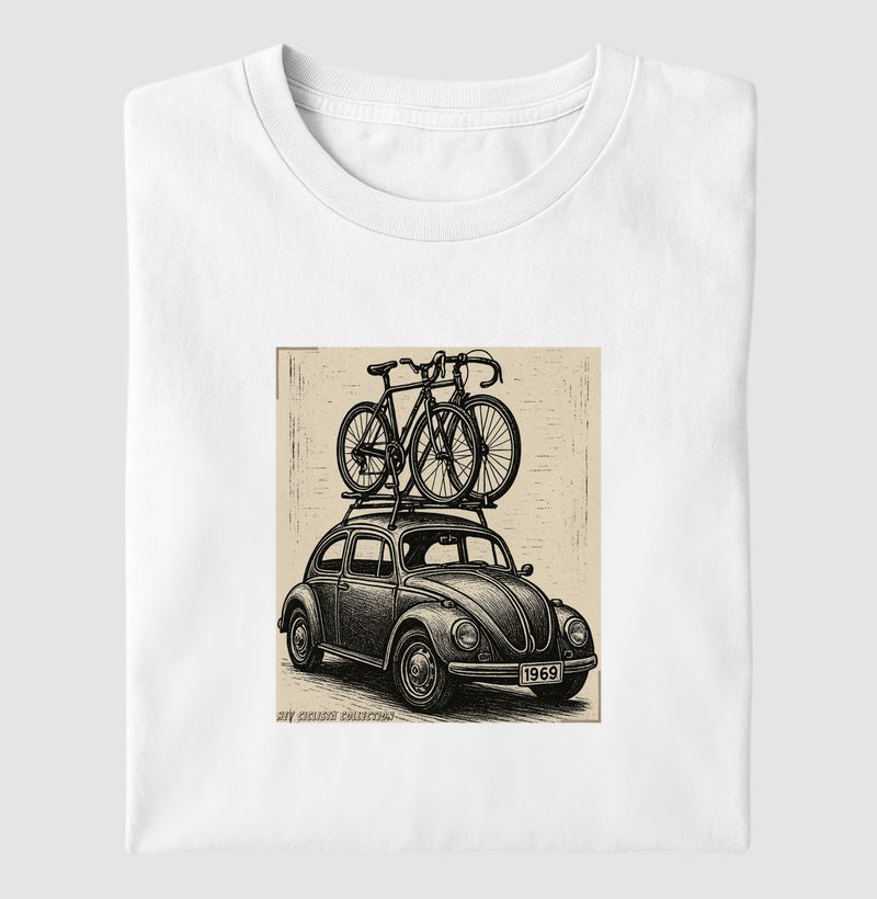 Camiseta Clássico Sobre Rodas