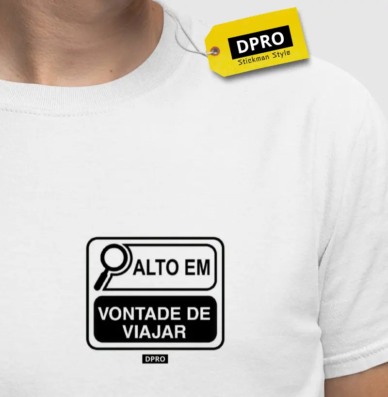 Alto em vontade de viajar