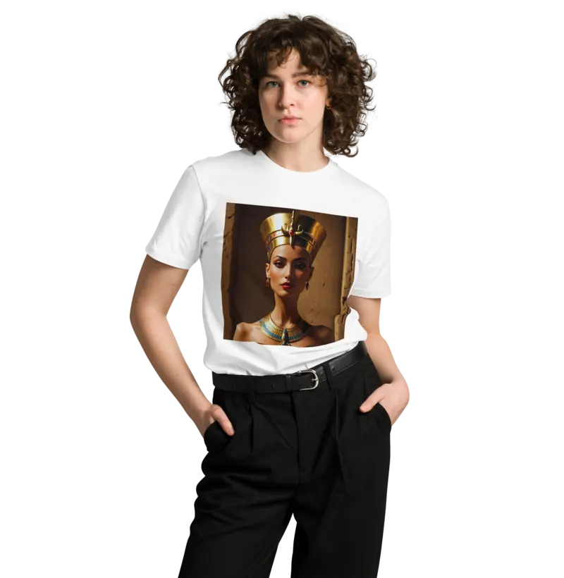Empodere-se com Nefertiti: Camiseta do Arquétipo que Transforma