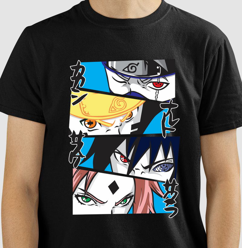 Camiseta Time 7 - Naruto