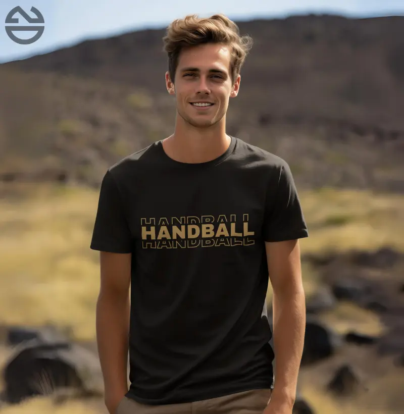Camiseta Handebol Letras Masc.