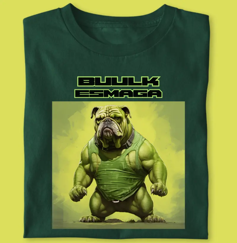 Camiseta Bulldog Ingles "Hulk"