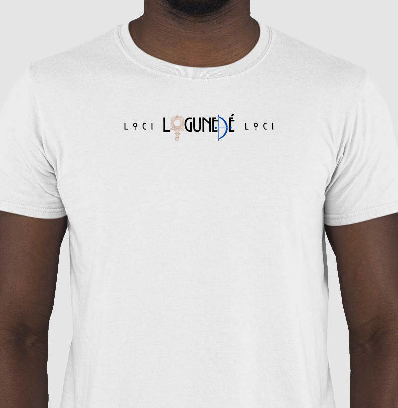 Camiseta Logudené Loci Loci Sombreada Branca Masc.