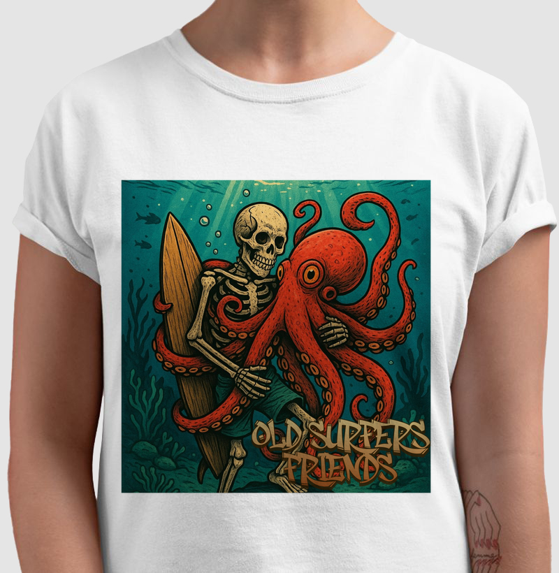 Camisa Old Surfers Friends