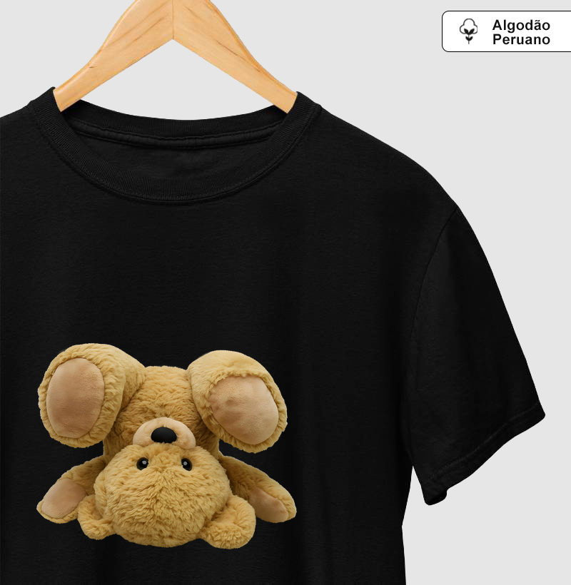 Camiseta com Algodão Peruano Urso