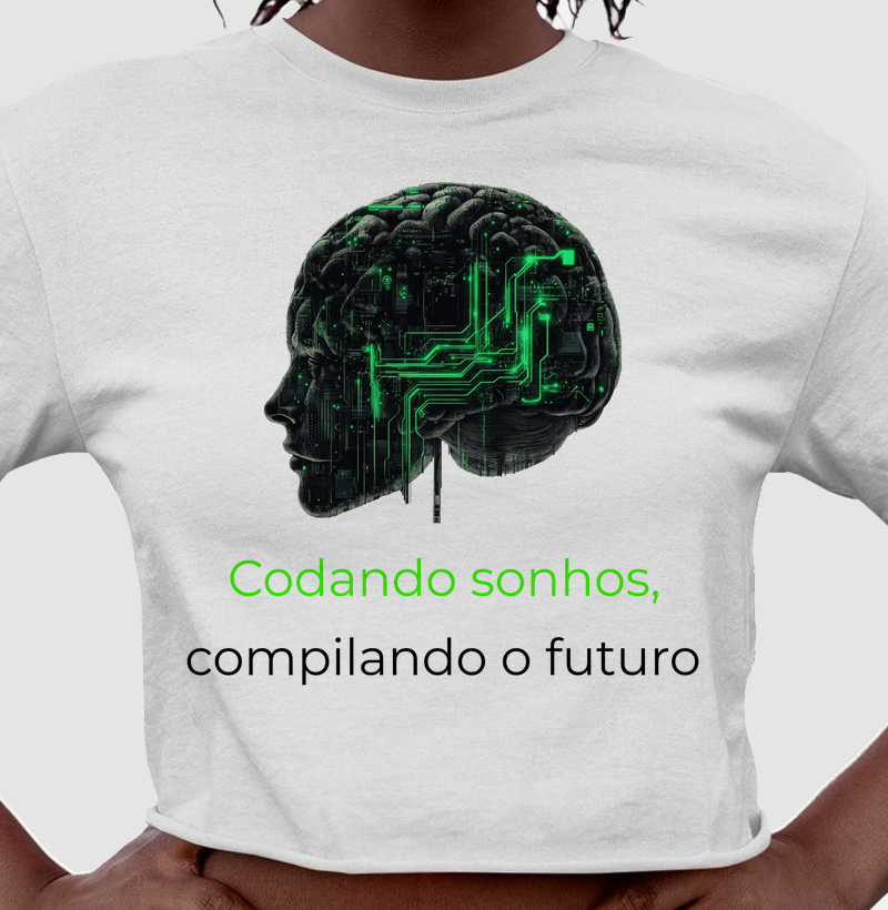 Codando Sonhos - Branco e Cinza