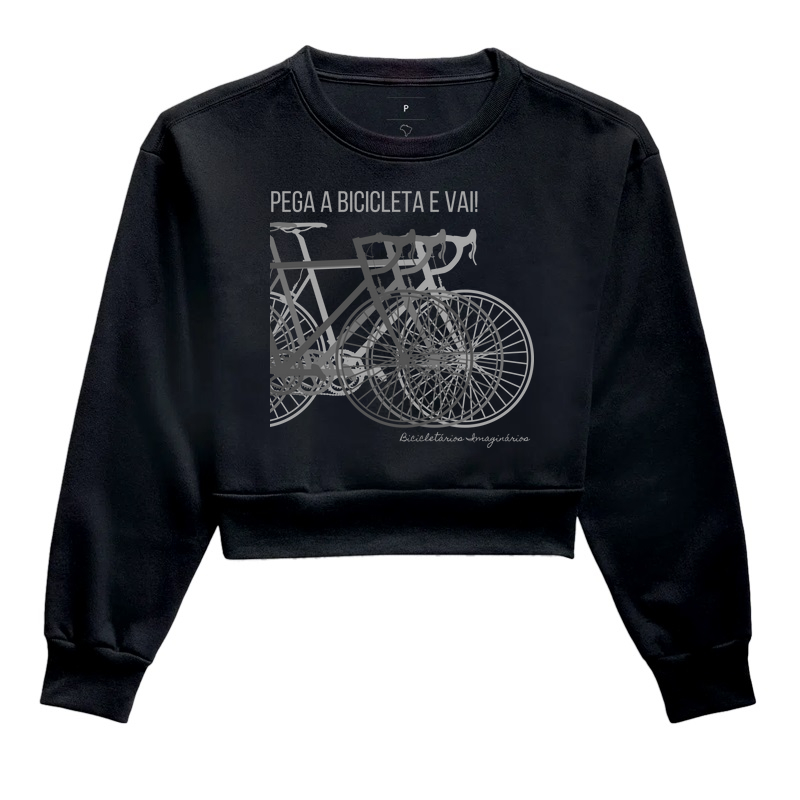pega a BICICLETA e VAI! estampa cinza